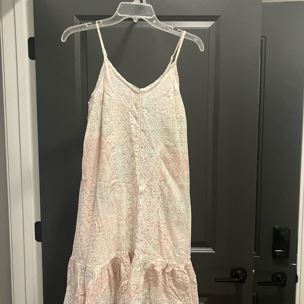 Rachel Zoe Smocked Cotton Lightweight Dress